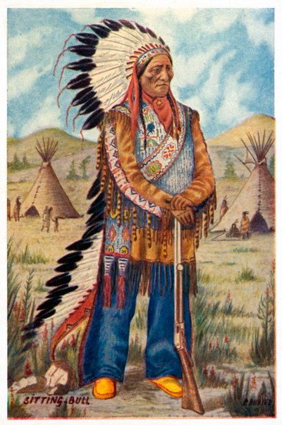 Sitting Bull by American School